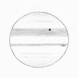 Зарисовка Юпитера